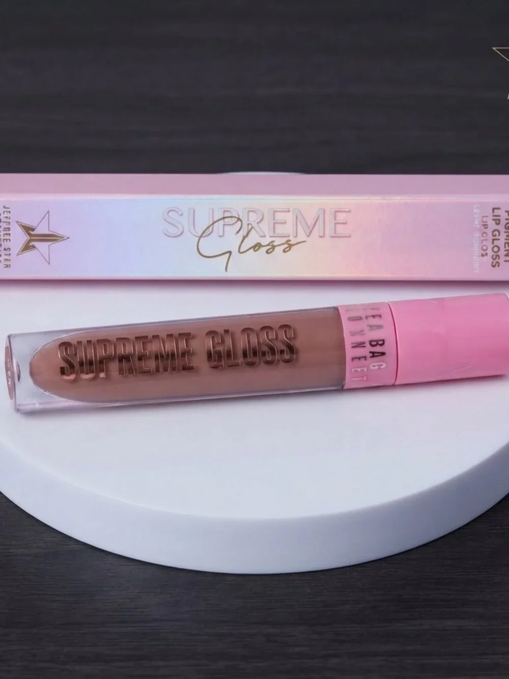 Jeffree Star Supreme Gloss Tea Bag Full Pigment Lip Gloss NIB